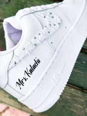 Personalized Wedding Sneakers with Bling - Image 2